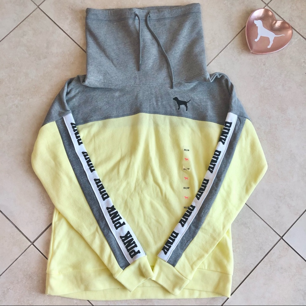 *NEW* VS PINK Pullover & Jogger Gray SET Size XS - Picture 6 of 15